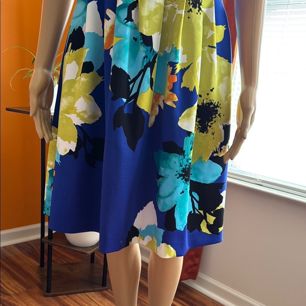 Vince Camuto Sleeveless Fit and Flare Dress (with Pockets!) - Picture 3 of 7